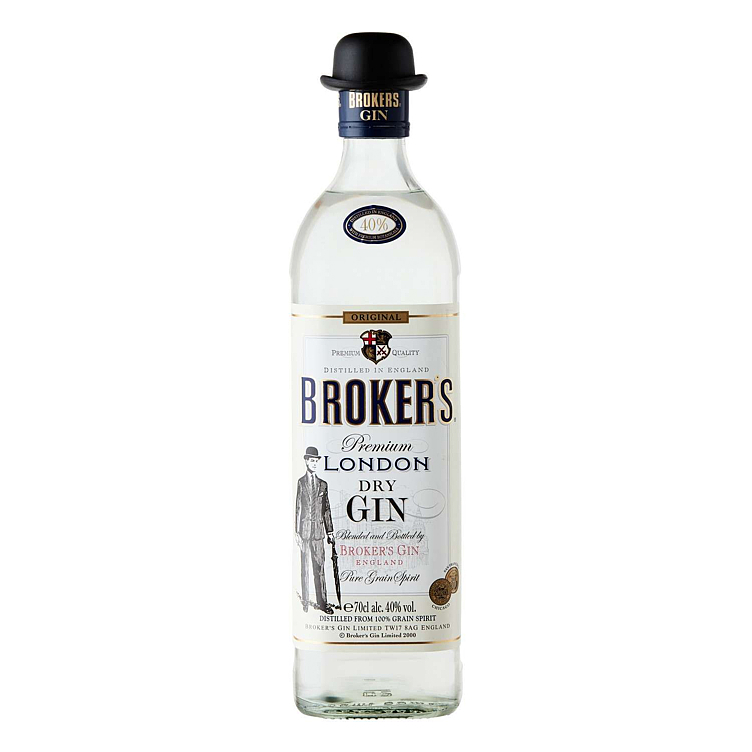 Brokers london dry gin    40%   70cl
