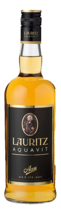 Lauritz aquavit aass bryggeri  41,5%  70cl