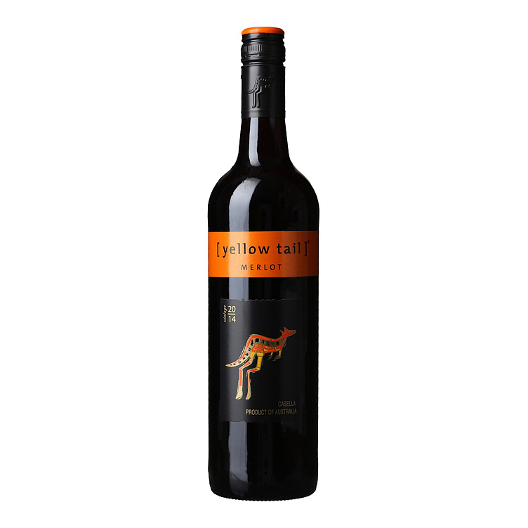 Yellow tail merlot  13,5%  75cl