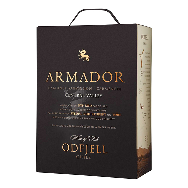 Odfjell armador cabernet sauvignon carmenere 13,5% 3l