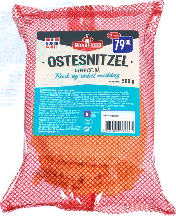 Ostesnitzel 4 pkn 500g