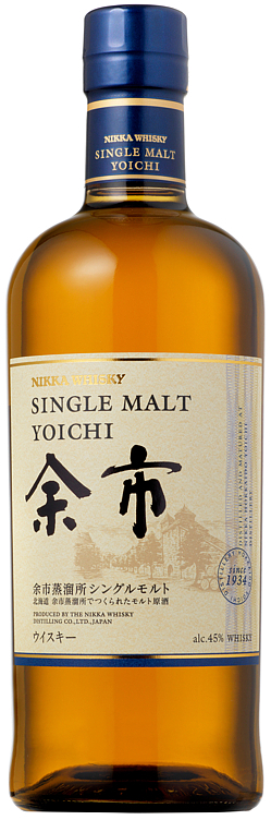 Nikka yoichi single malt whisky 45% 70cl