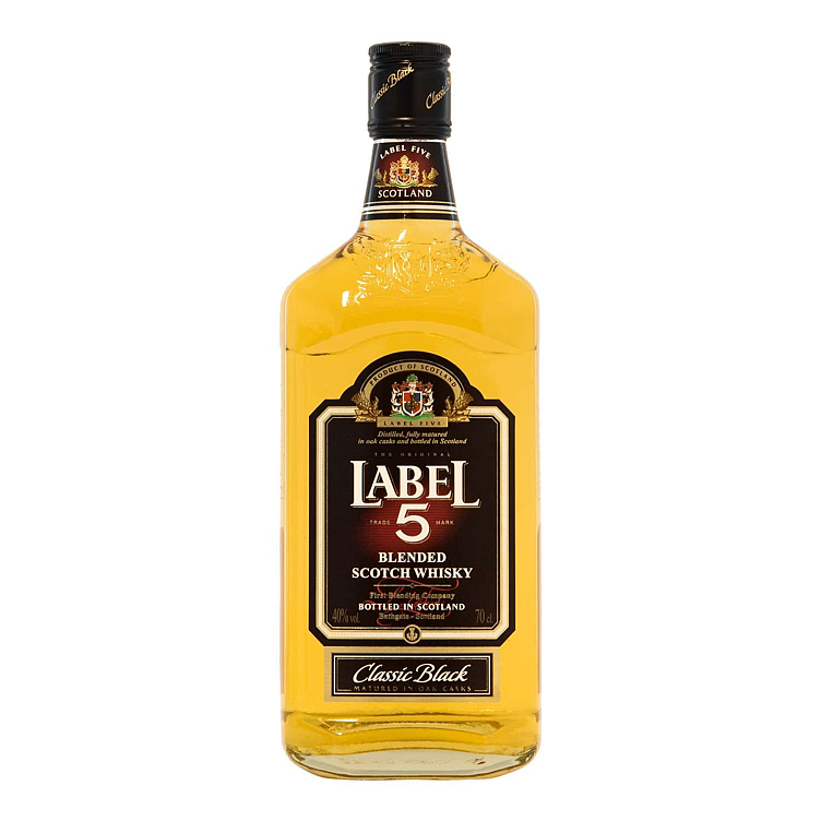 Label 5 classic black  40%  70cl