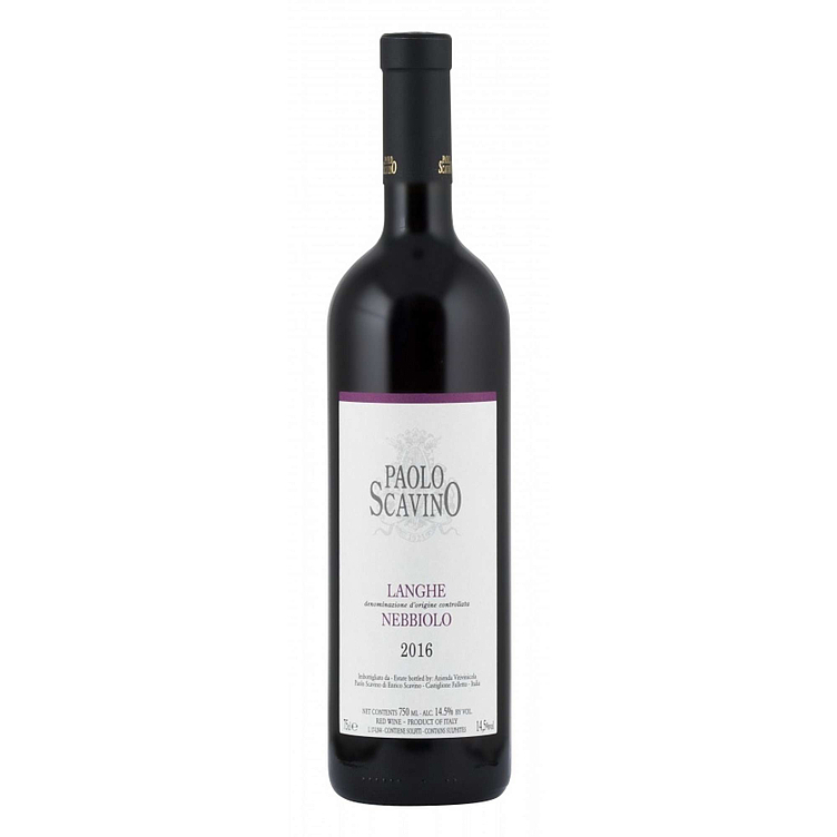 Scavino langhe nebbiolo 14,5% 75cl