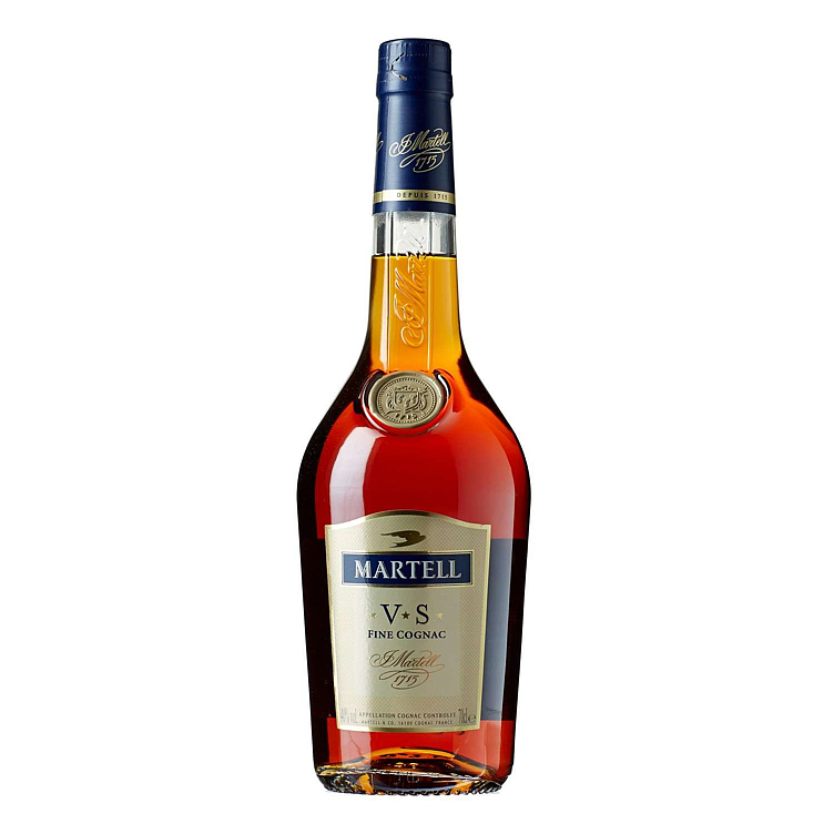 Martell vs single distillery   40%   70cl