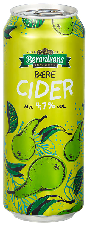Berentsens pærecider bx   4,7%   24x50cl