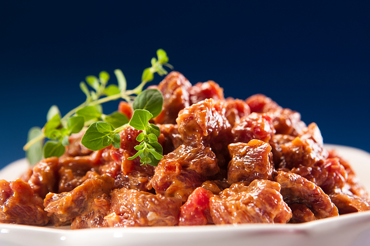 Beef chopped marinated halal  kg