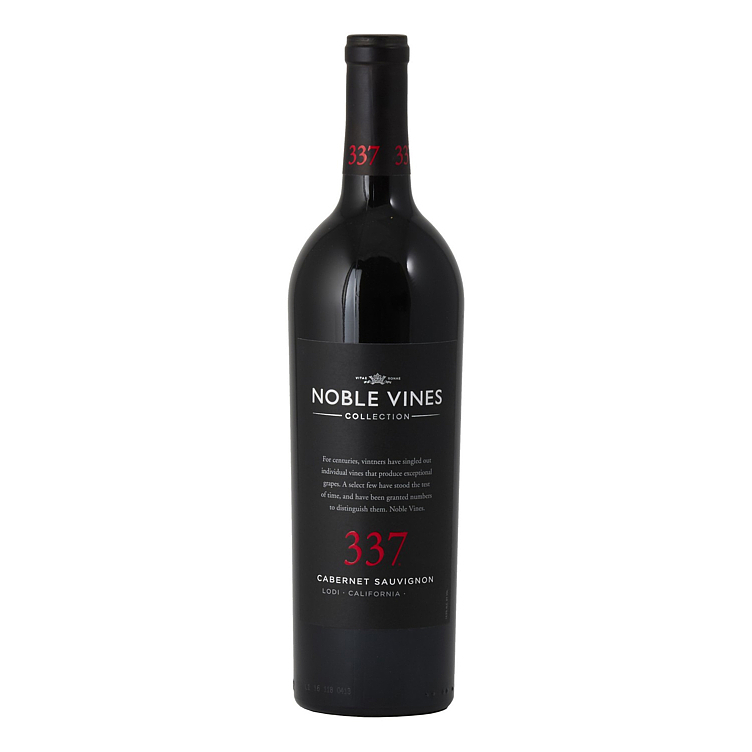 Noble vines 337 cabernet sauvignon   14%  75cl