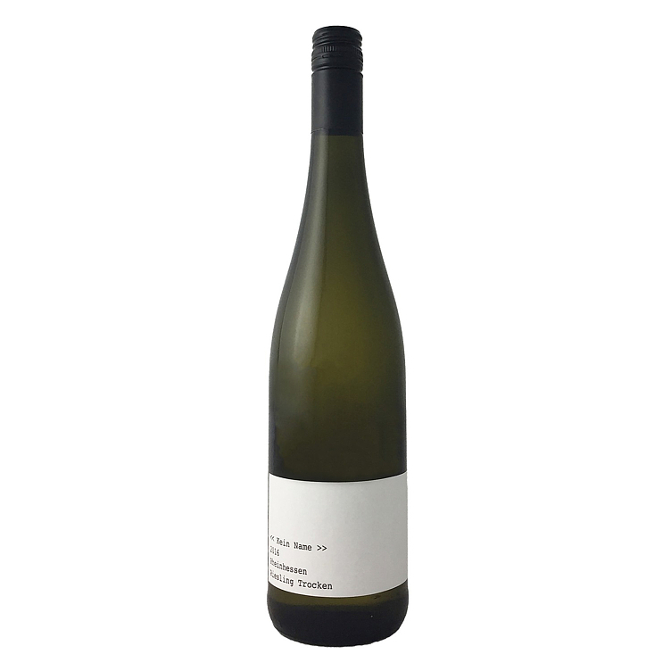 Kein name rheinhessen riesling trocken 12% 75cl