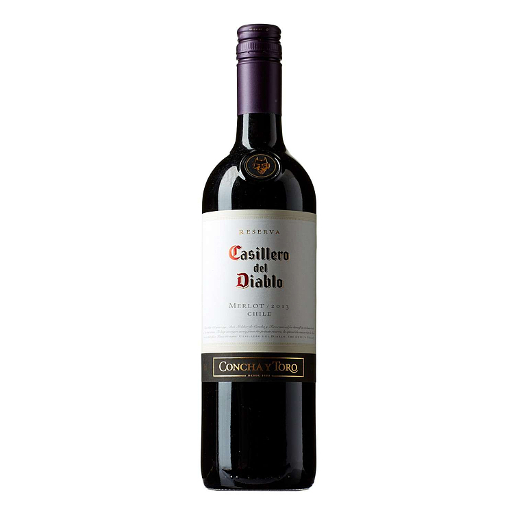 Casillero del diablo merlot 13,5% 75cl