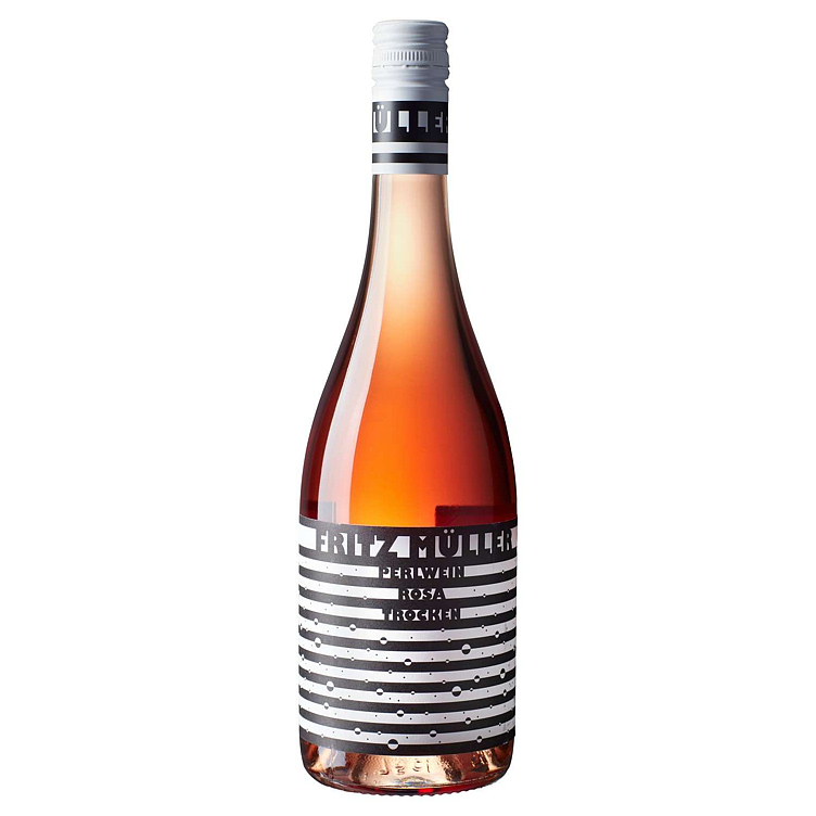 Fritz müller perlwein rosa trocken 11,5% 75cl