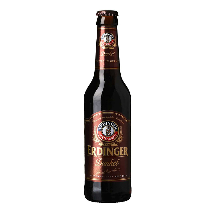 Erdinger weissbier dunkel   5,3%   12x33cl
