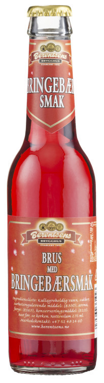 Berentsens bringebærbrus 24x27,5cl