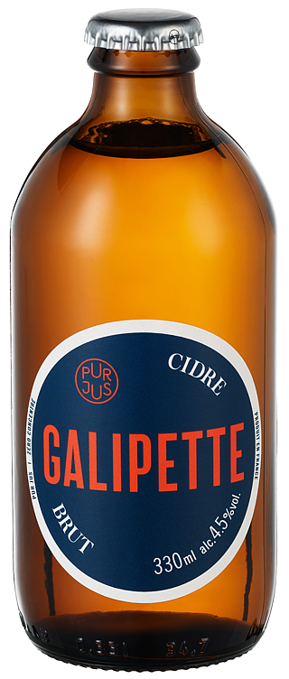 Galipette cidre brut   4,5%   24x33cl