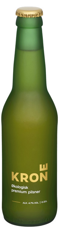 Krone økologisk pilsner   4,7%   24x33cl