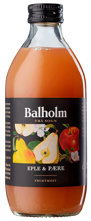Balholm eple & pære 0% 12x33cl