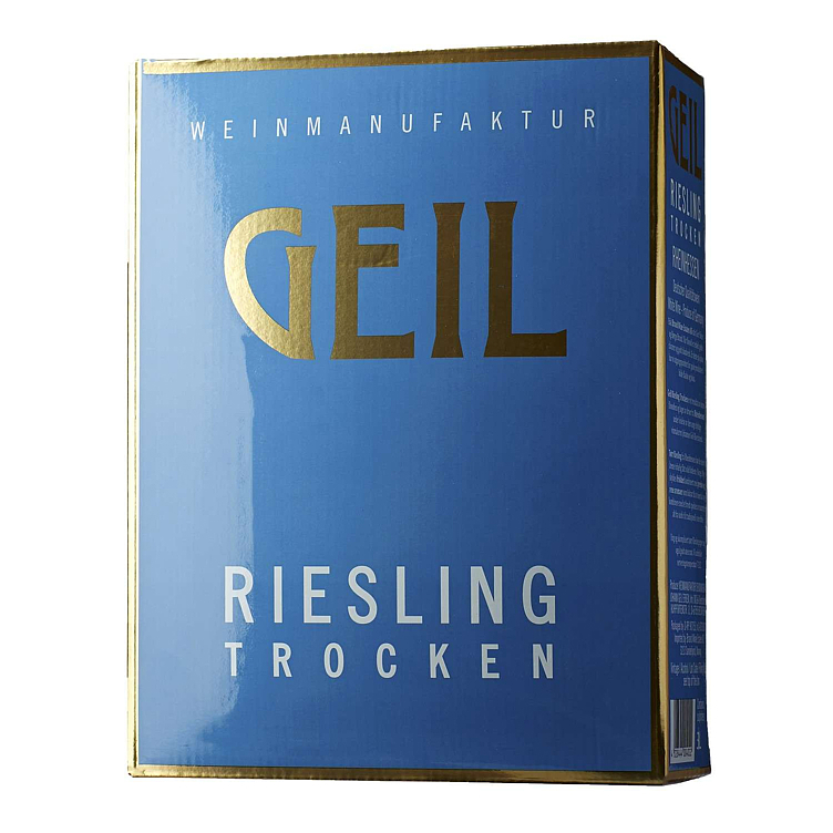 Geil riesling trocken bib   11,5%   3l