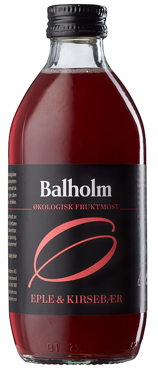 Balholm eple&kirsebær friskpressa økol. 12x33cl