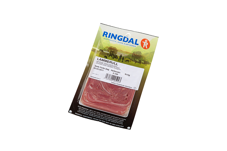 Lamb roll slices 100g