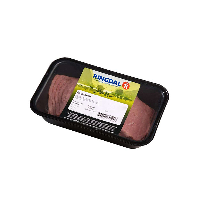 Roast beef sliced tray   250g