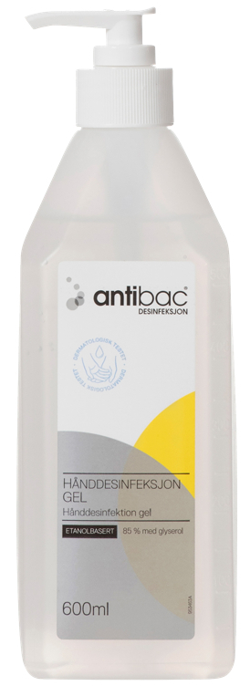 Antibac hånddesinfeksjonsgel 600ml