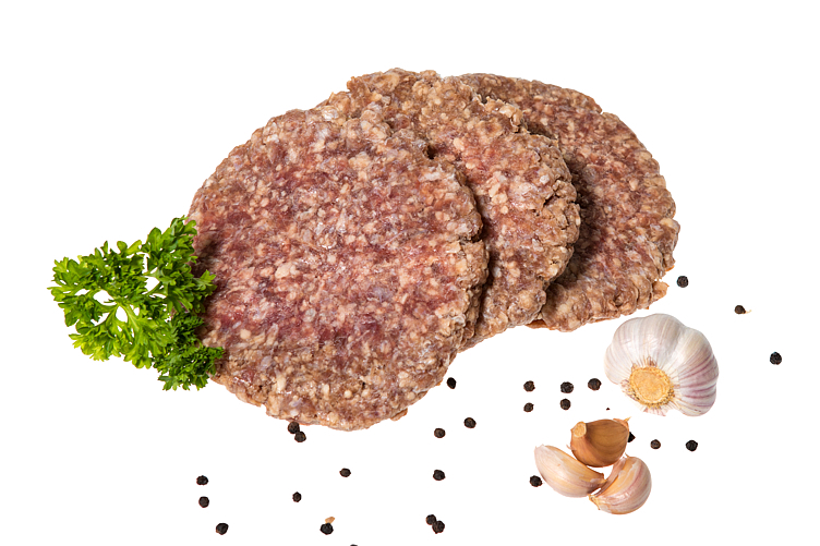 Beefburger bøkerøkt 180g ca1,44kg  kg