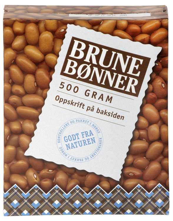 Bønner brune 500g