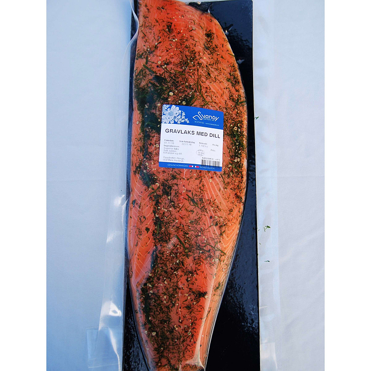 Gravlaks med dill ca1,15 kg   kg