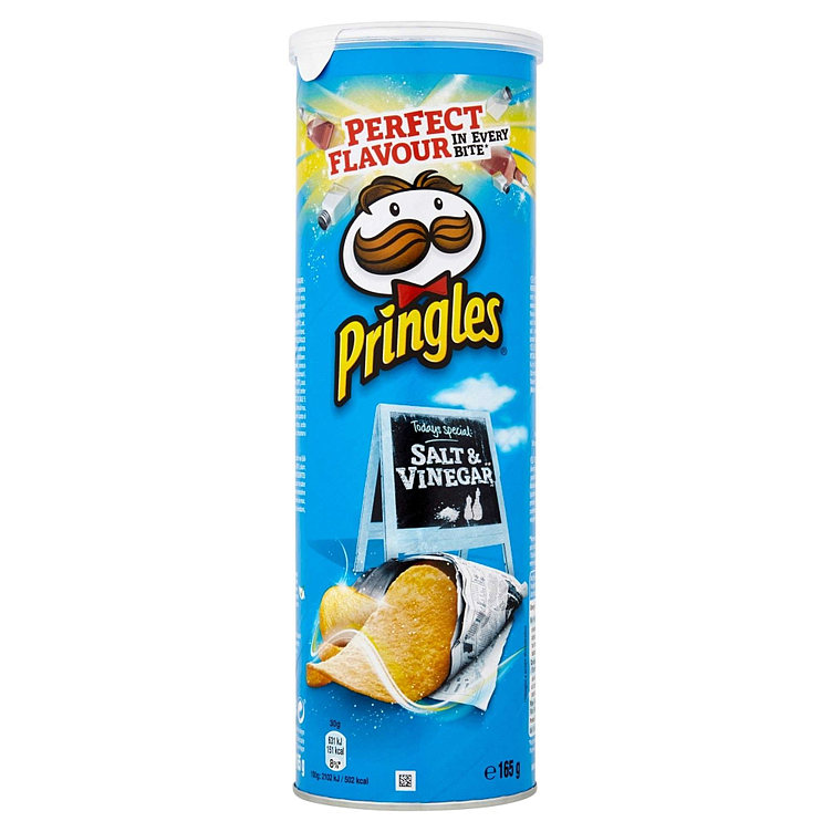 Pringles salt & vinegar   t  19x165g