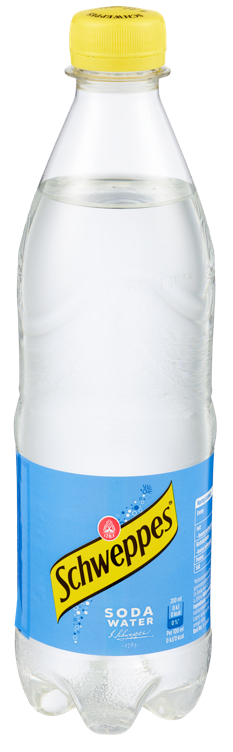 Schweppes soda water   24x50cl