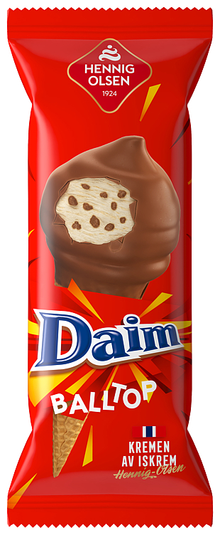 Daim balltopp ice cream   180ml