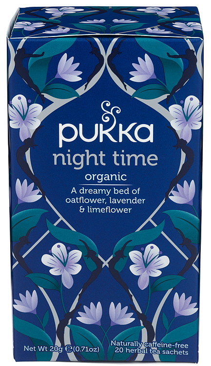 Night time, pukka herb urtete økol.   20stk
