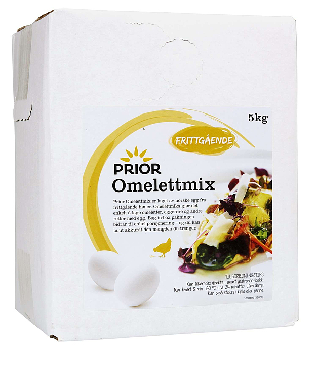 Omelettmix bib fra frittgående høner 5kg