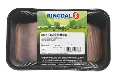 Røykt bogskinke i skiver 500g