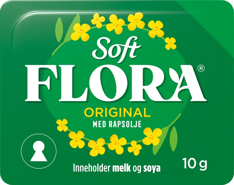 Soft flora margarin kuvert   200x10g