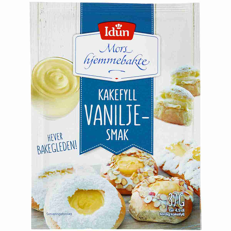 Mors hjemmebakte kakefyll vaniljesmak  37 gr