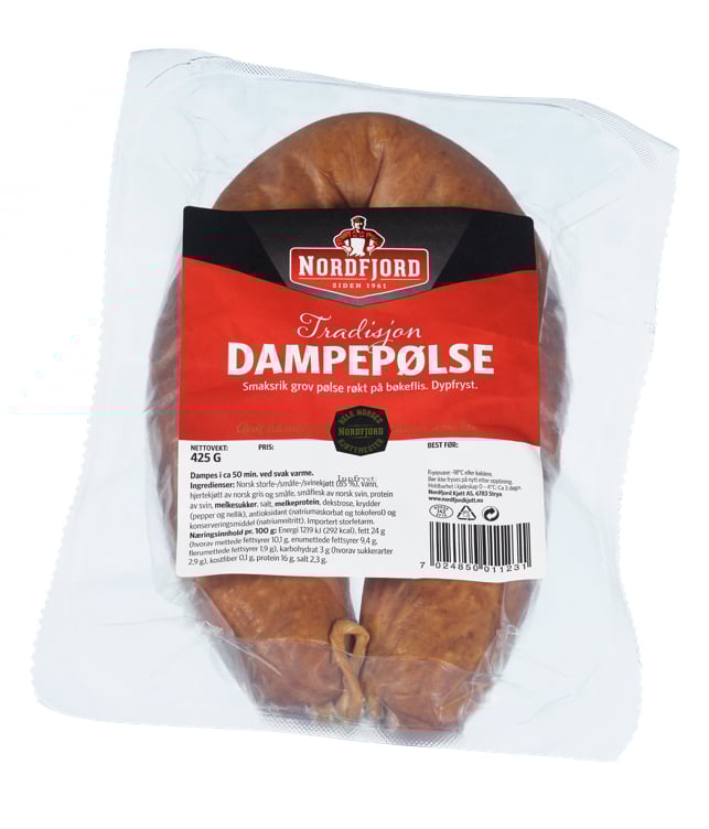 Dampepølse frys 425g