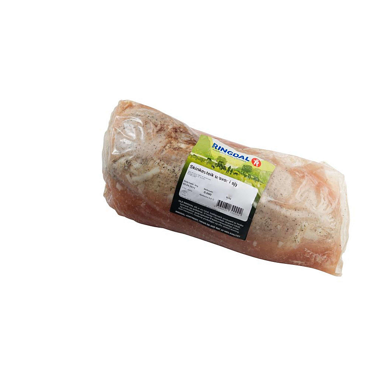 Leg of pork rindless with gravy sliced kg