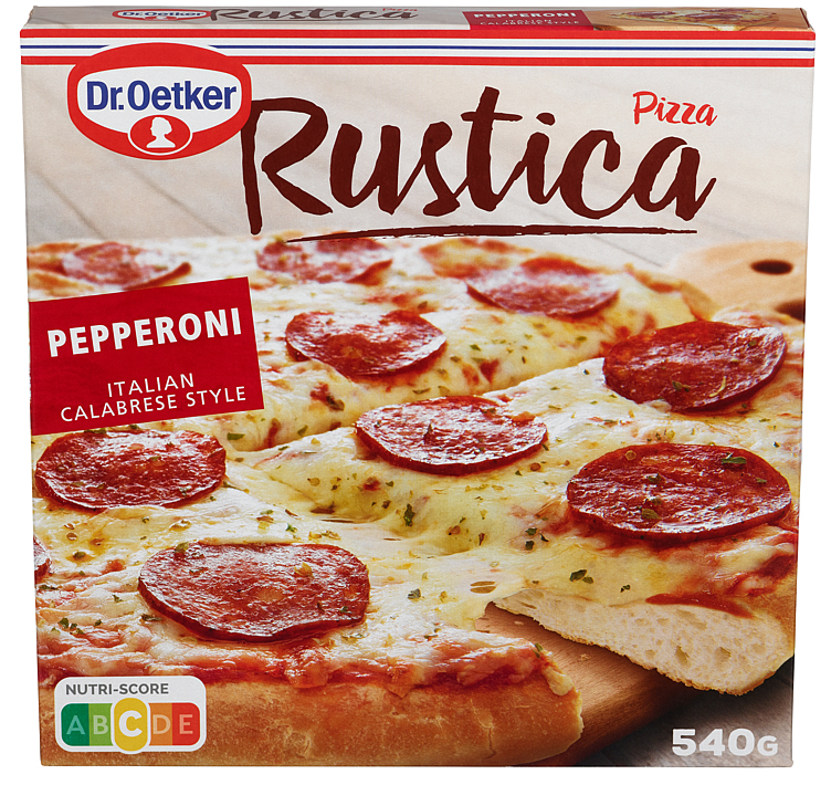 Dr.oetker pizza rustica pepperoni 540g