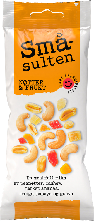 Småsulten nøtter & frukt 60g