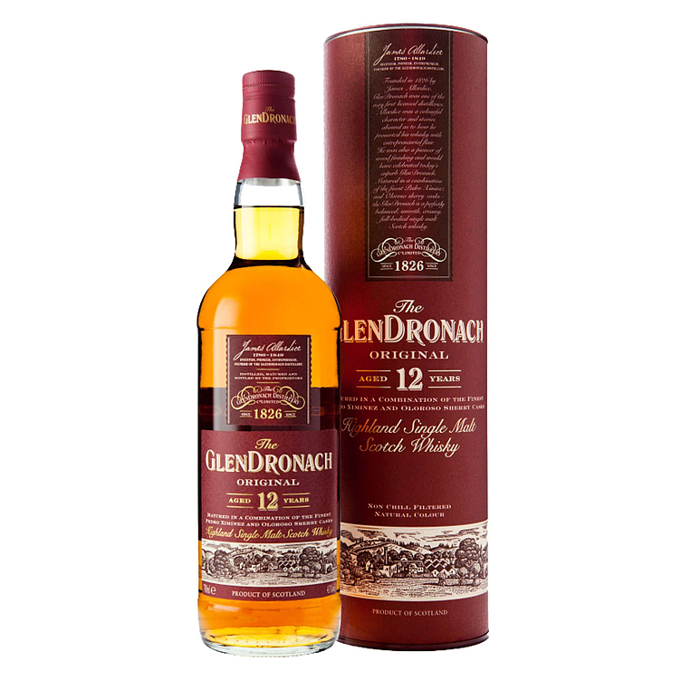 Glendronach 12yo single malt   43%   70cl