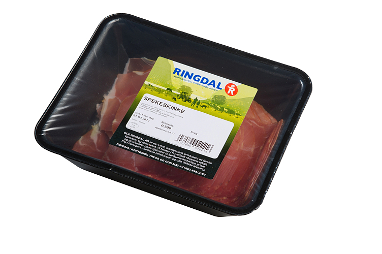 Cured ham boneless sliced  500g