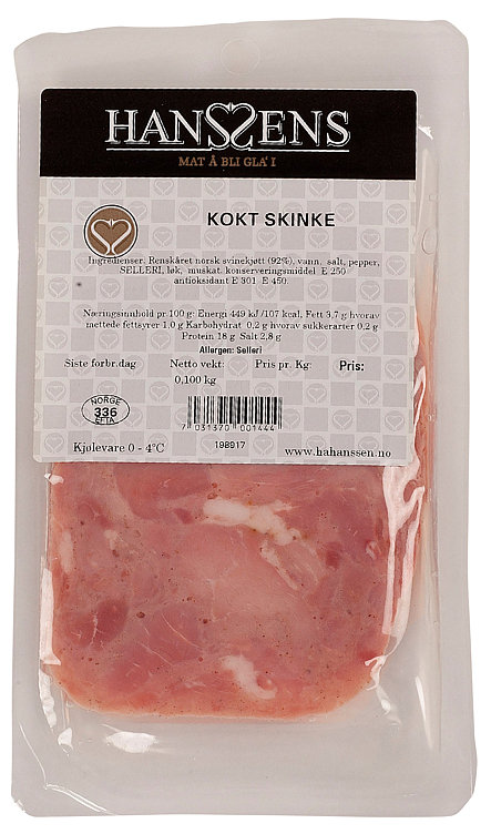 Kokt skinke sk. 500g kg