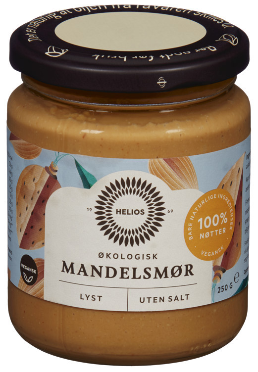 Mandelsmør lyst økol. 250g