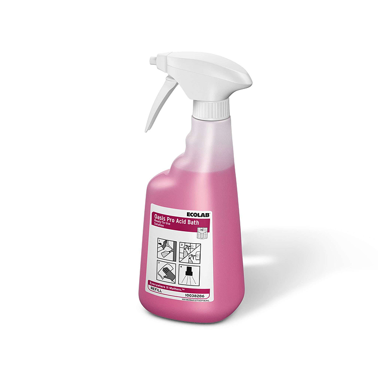 Plastflaske oasis pro acid bath  1stk
