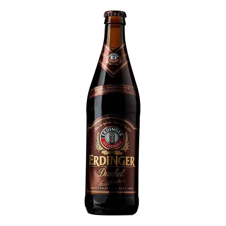 Erdinger weissbier dunkel 5,3% 12x50cl