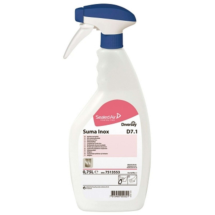 Stålpleie suma inox d7.1 6x750ml