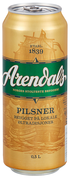 Arendals pilsner 4% 24x50cl