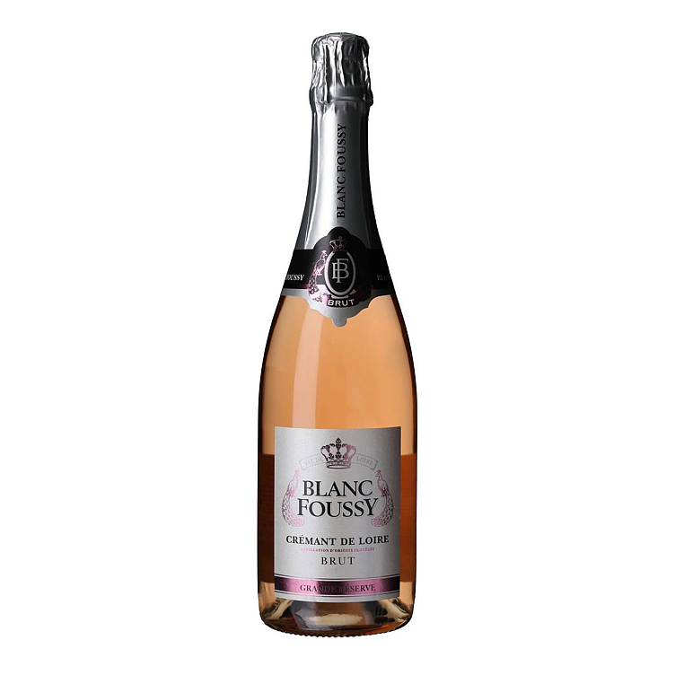 Blanc foussy crémant de loire rosé   12,5%   75cl