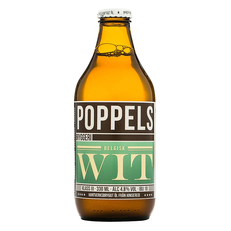 Poppels belgisk wit   4,7%   24x33cl